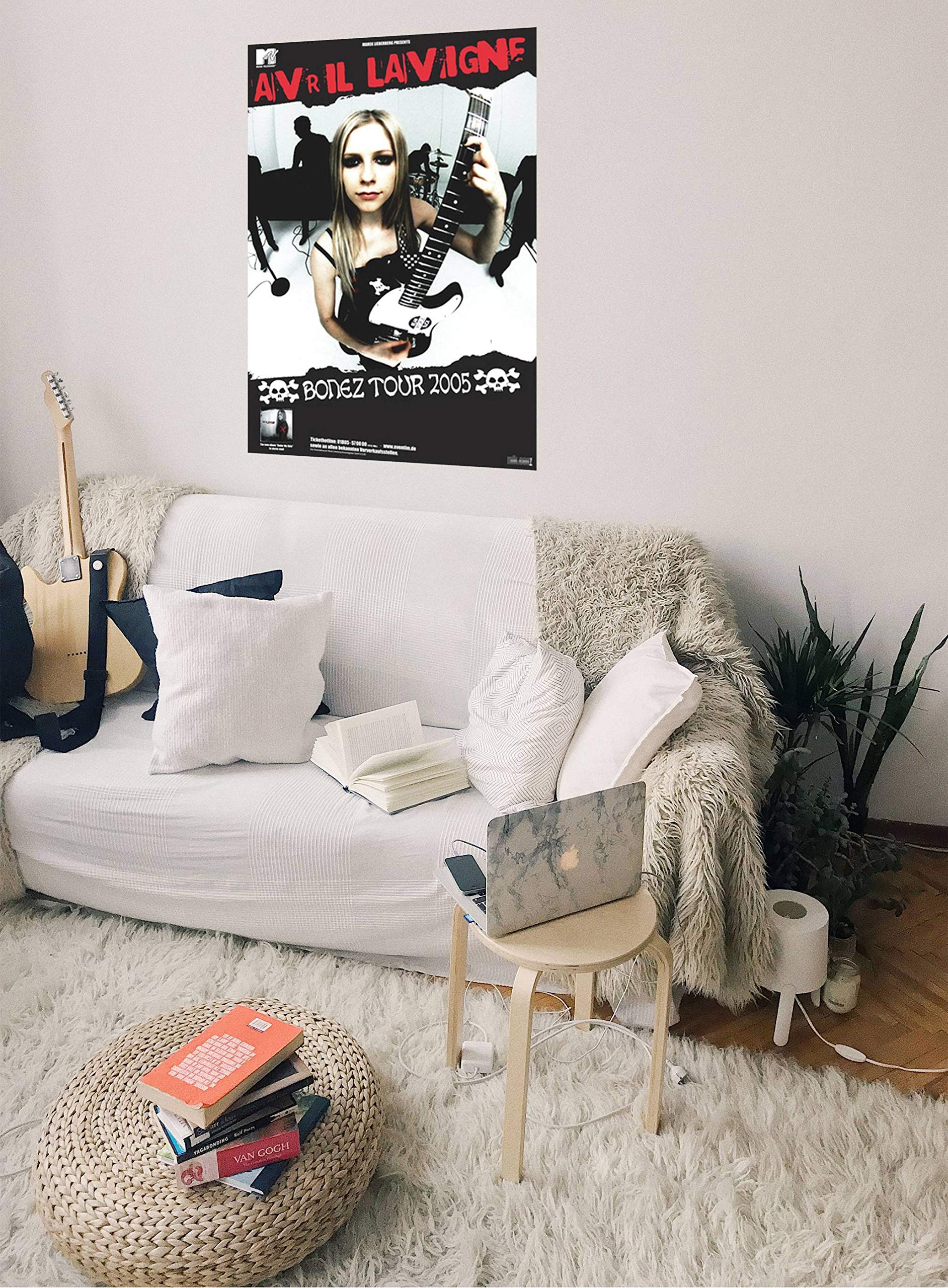 Avril Lavigne - Bonez, 2005 » Konzertplakat/Premium Poster | Live